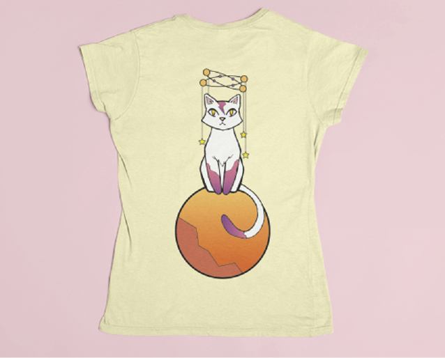 Gato Espacial Amarela