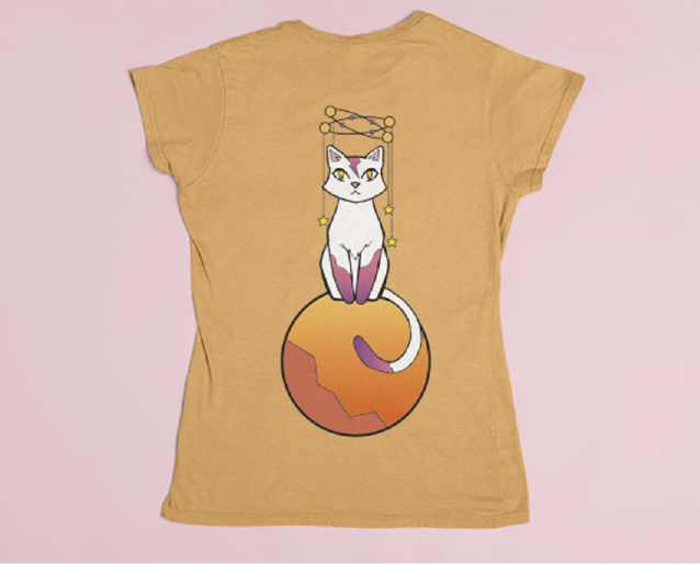 Gato Espacial Laranja